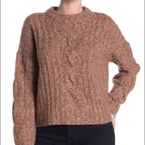360 Cashmere
Destiny Marled Cable Knit Cashmere